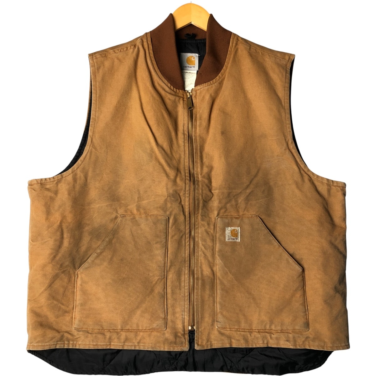 古着 00年代 カーハート Carhartt クラシックベスト 中綿入り ダックベスト メンズXXL相当/eaa593861