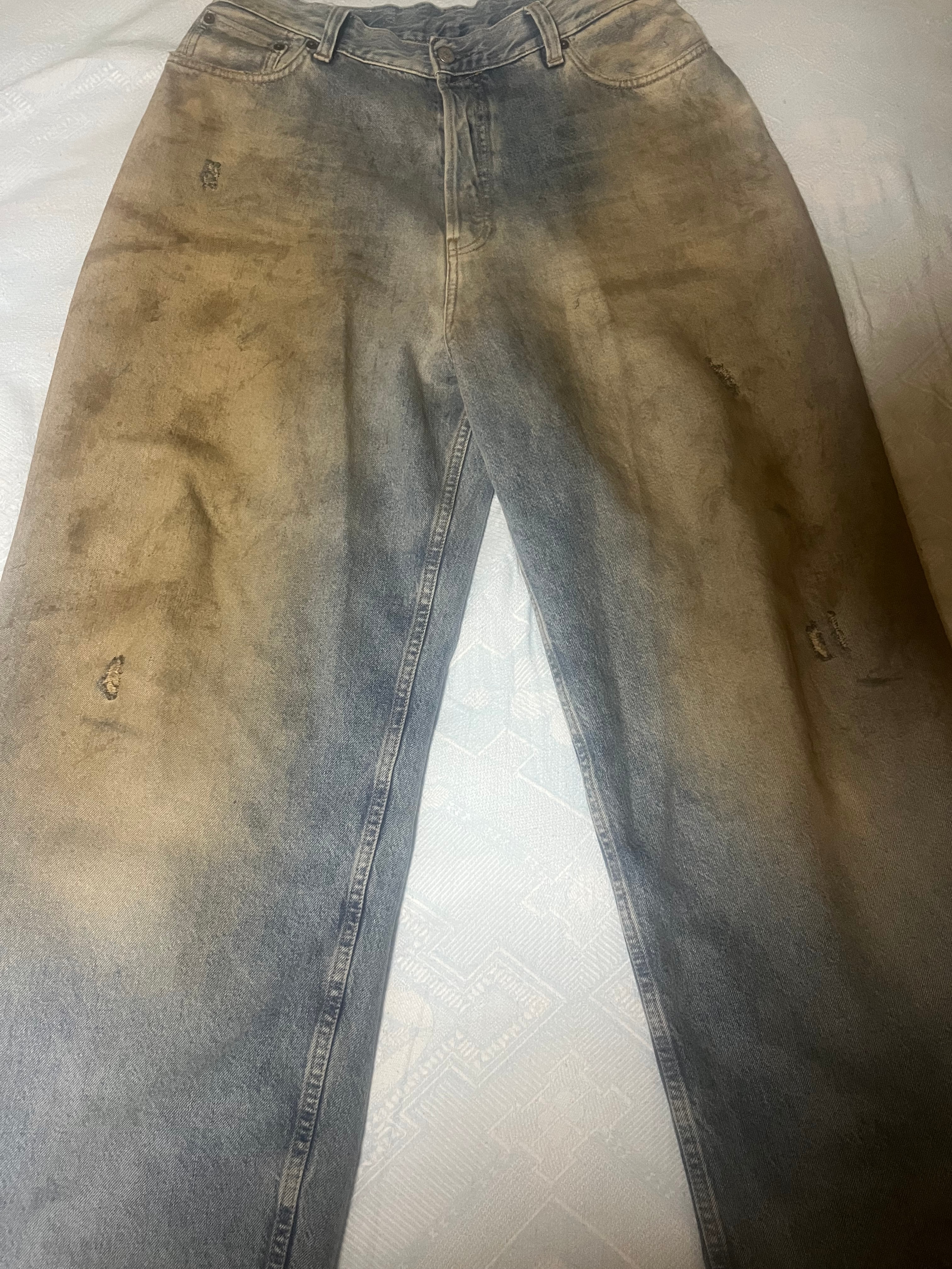 Acne Studios Super baggy fit jeans - 2023 "Mid Blue"