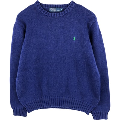 古着 ラルフローレン Ralph Lauren POLO by Ralph Lauren コットンニットセーター メンズM相当/eaa682347