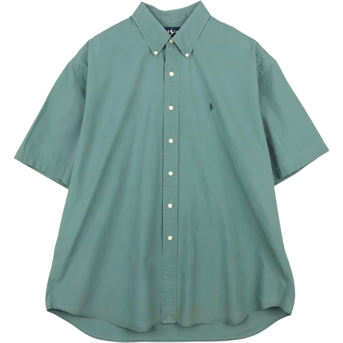 古着 ラルフローレン Ralph Lauren BLAKE 半袖 ボタンダウンシャツ メンズL相当/eaa641038