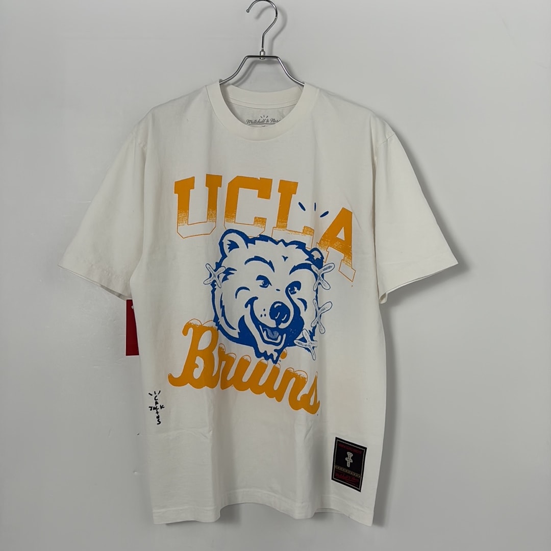 Travis Scott x M&N x UCLA Handdrawn Tee "White"