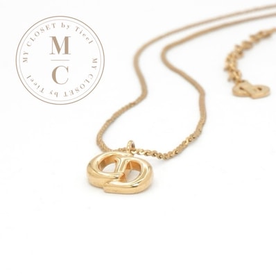 Dior CD Logo Necklace "Gold"