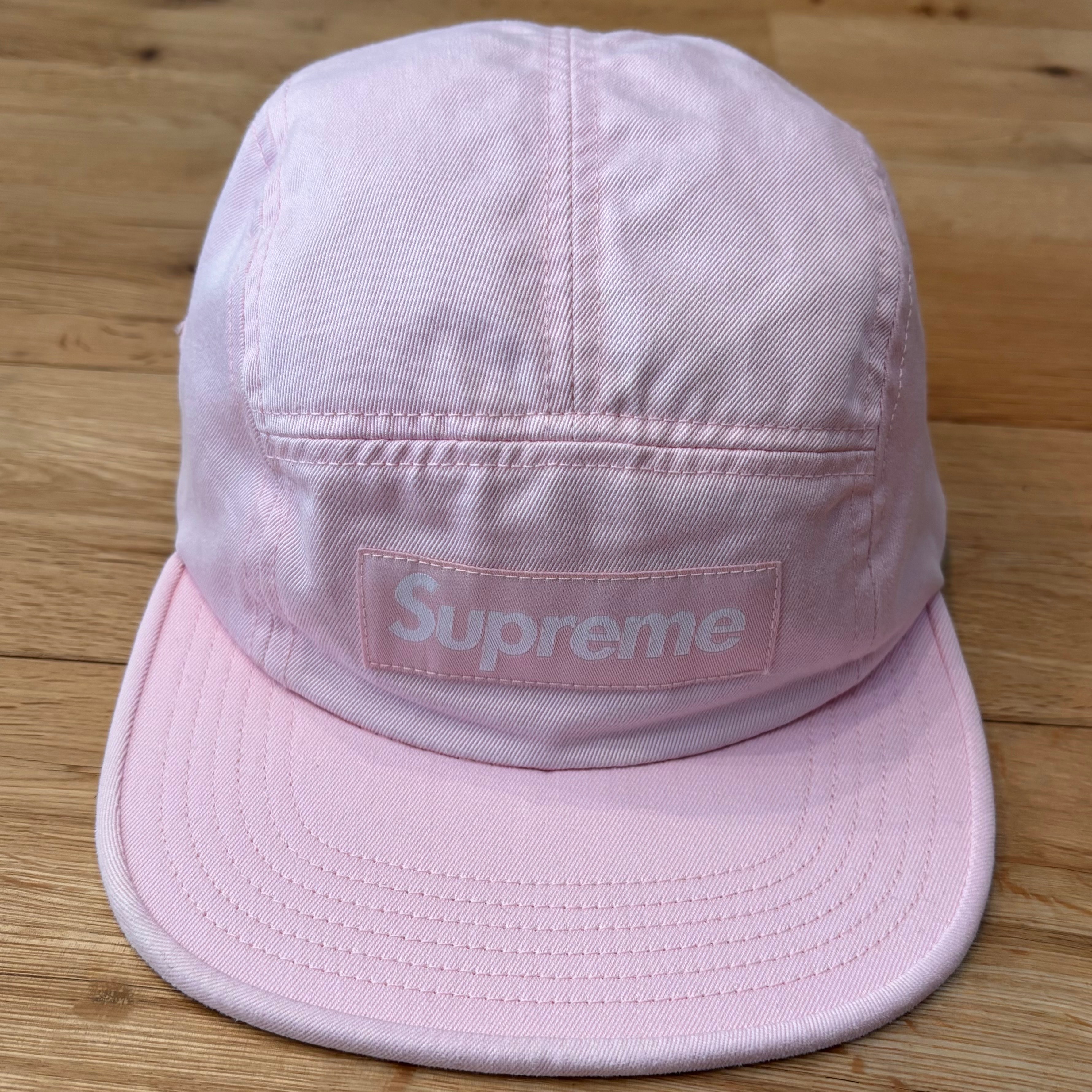 Supreme Washed Chino Twill Camp Cap ピンク シュプリーム キャップ