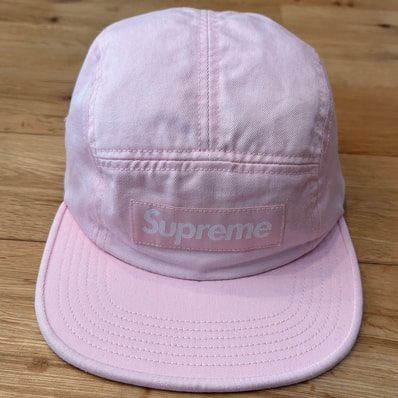 Supreme Washed Chino Twill Camp Cap ピンク シュプリーム キャップ