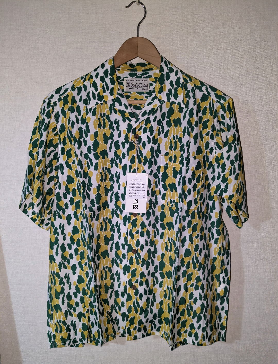 wacko maria LEOPARD HAWAIIAN SHIRTワコマリア