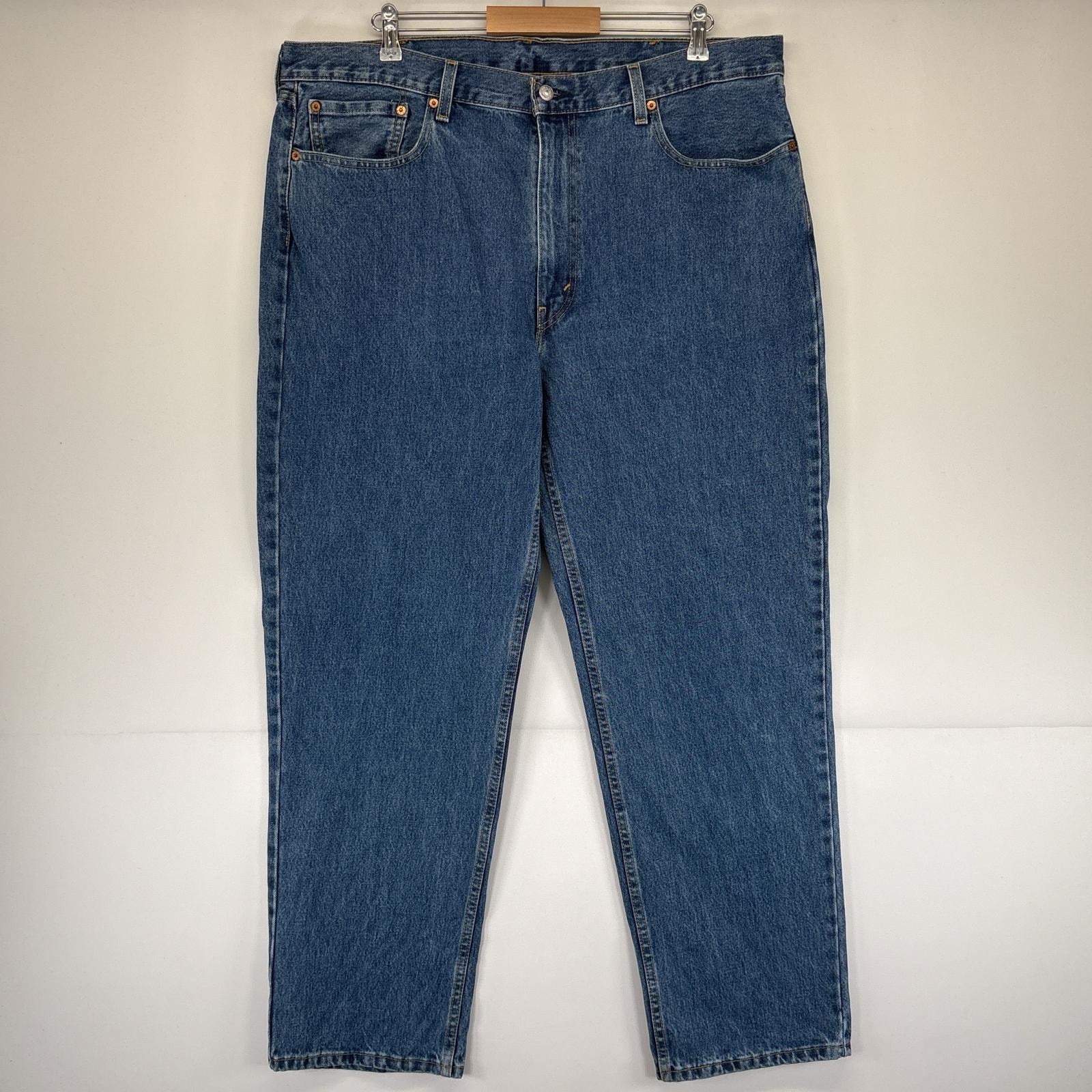 古着 リーバイス Levi's デニムパンツ 550 テーパード 5ポケット ジーンズ ジーパン 大きいサイズ w40 L32 ブルー メンズ