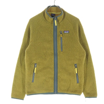 patagonia パタゴニア ワンポイントロゴ 長袖 フリースジャケット XL ブラウン STY65411FA20