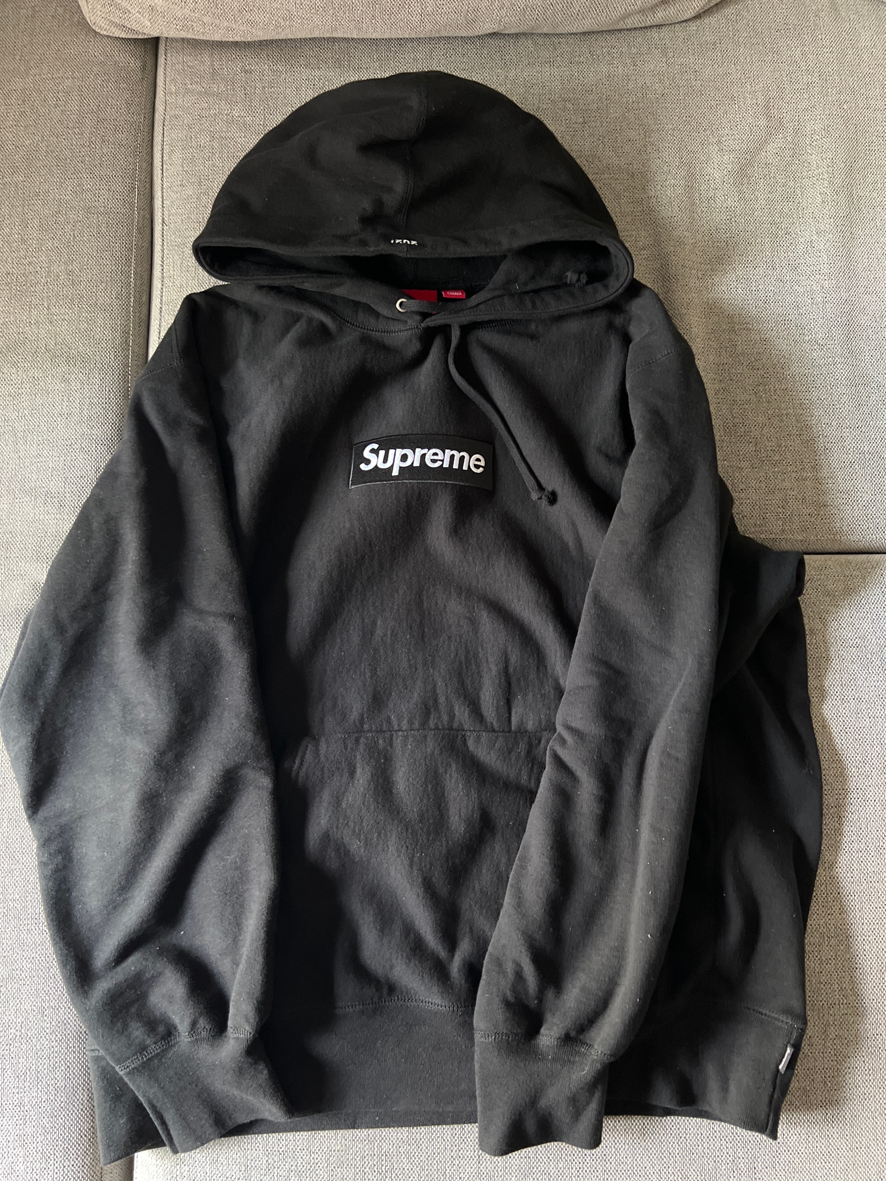 Supreme Box Logo Hooded Sweatshirt "Black" (21FW)