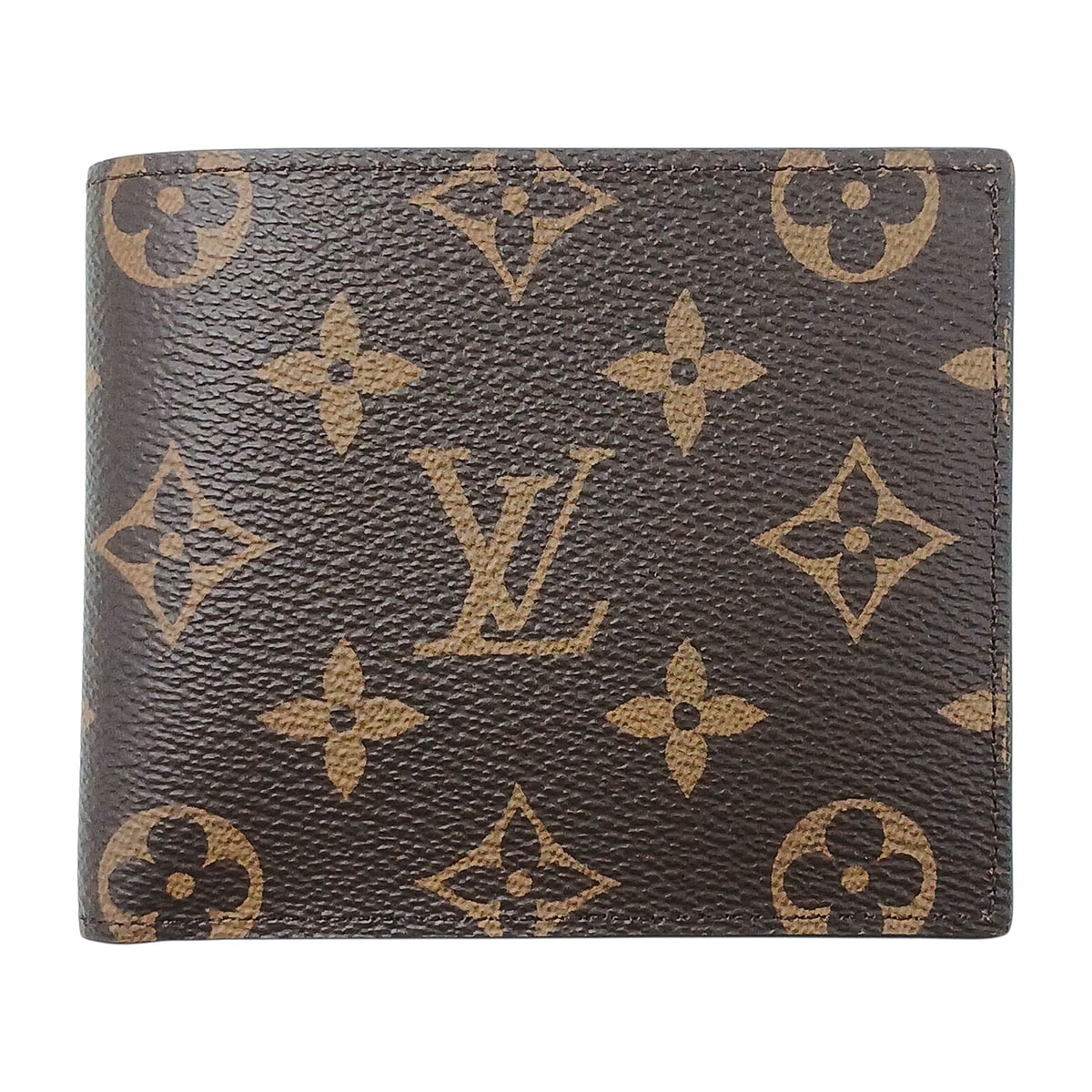 LOUIS VUITTON ルイ・ヴィトン ポルトフォイユ マルコ NM 二つ折り財布 M62288 モノグラム ブラウン  メンズ【中古】
