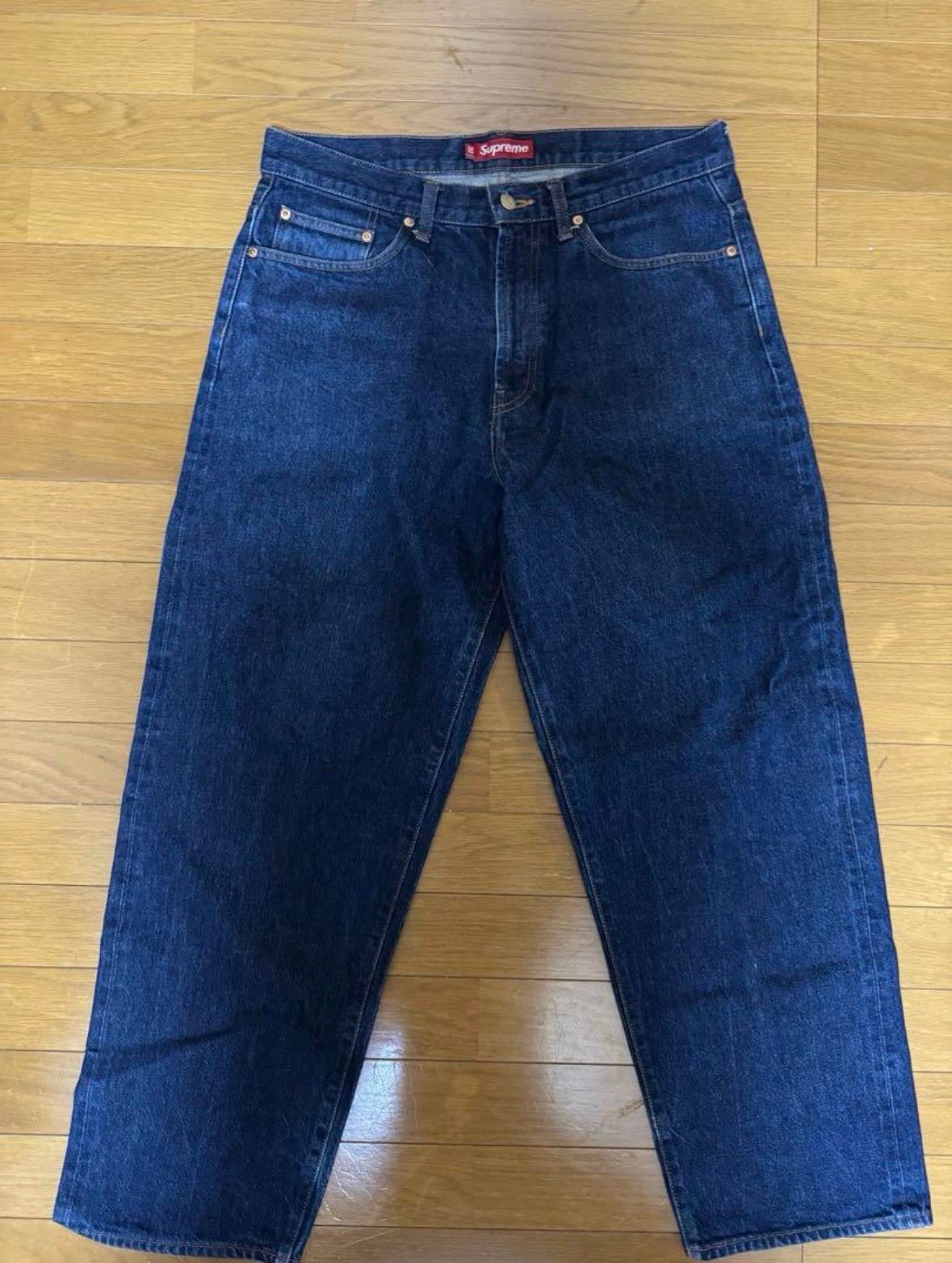  Supreme Baggy Jean Rigid Indigo 24fw