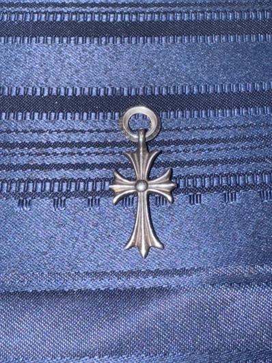 Chrome Hearts Tiny CH Cross Charm "Silver"