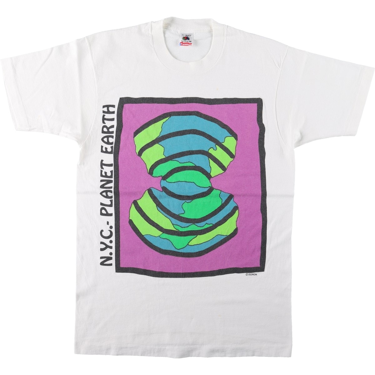 古着 90年代 フルーツオブザルーム FRUIT OF THE LOOM アートTシャツ USA製 メンズL相当 ヴィンテージ/eaa669849