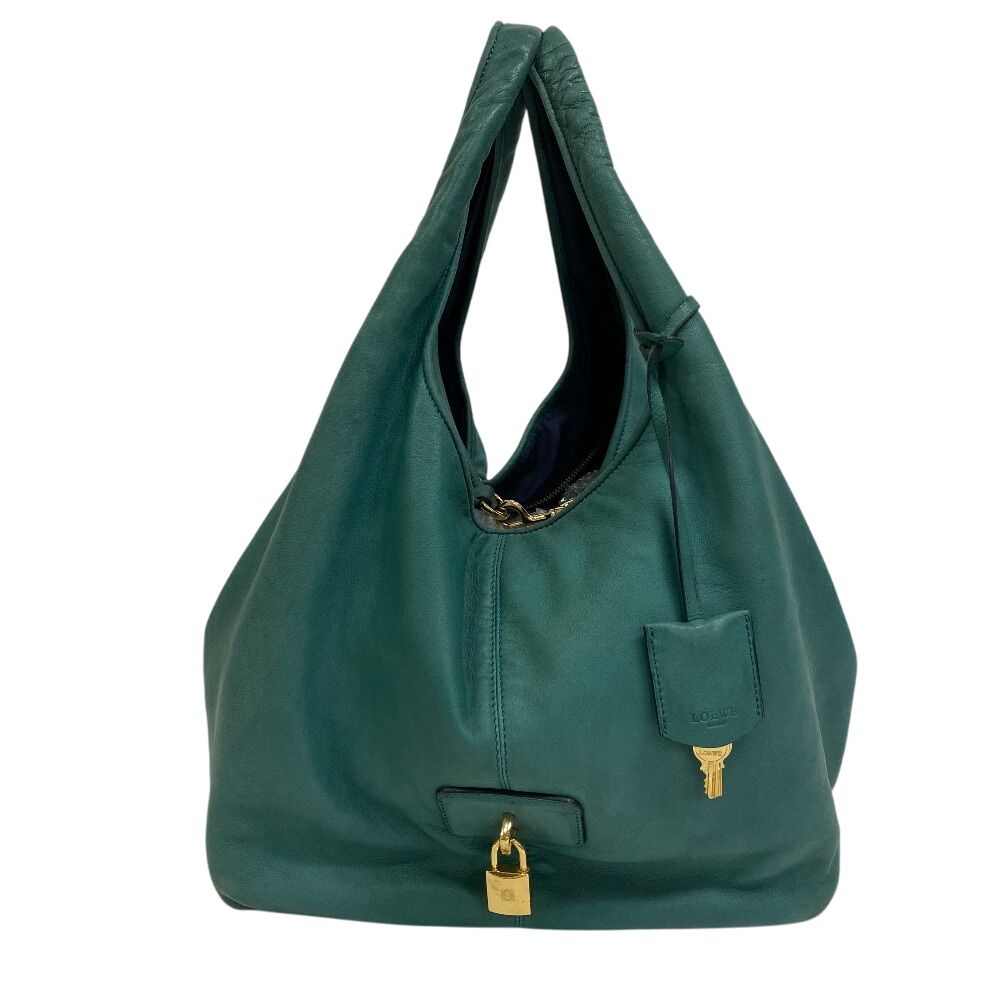 ロエベ LOEWE ハンドバッグ カリエ ショルダー トートバッグ グリーン