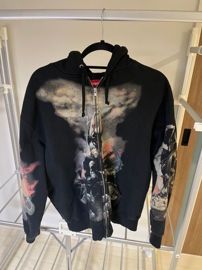 Supreme x Frank Frazetta Zip Up Hooded Sweatshirt "Black"
