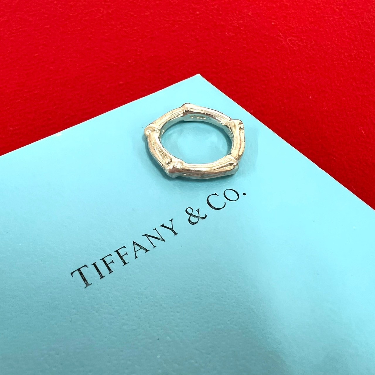 TIFFANY&Co. ティファニー バンブー リング シルバー925 リング・指輪 9号 シルバー
 23729