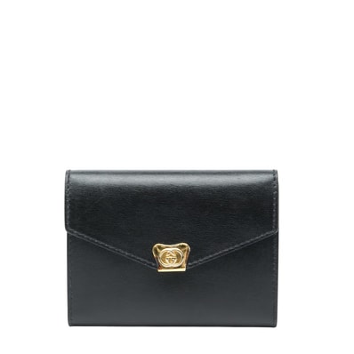 グッチ - 手帳カバー 031 379 4328 ブラック レザー レディース GUCCI 【中古】