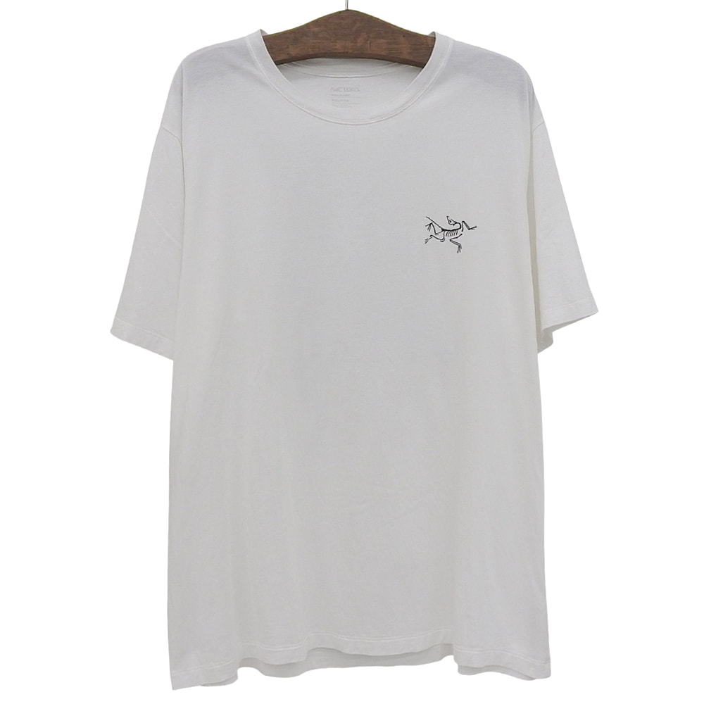 アークテリクス 美品 Multi Bird Logo SS Tシャツ トップス メンズ ホワイト XXL X000007747 24年製 XXL