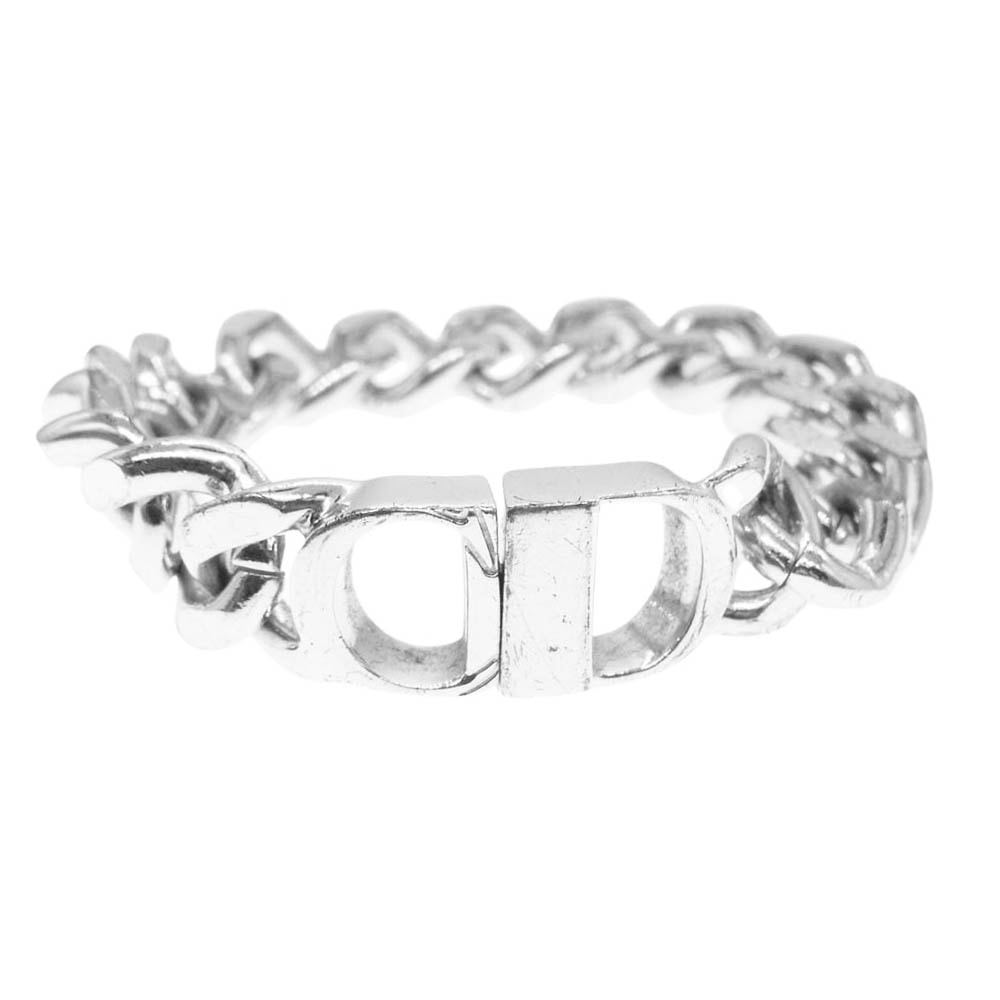 Dior ディオール ブレスレット CD Icon アイコン チェーン シルバー ブレスレット シルバー系【中古】
