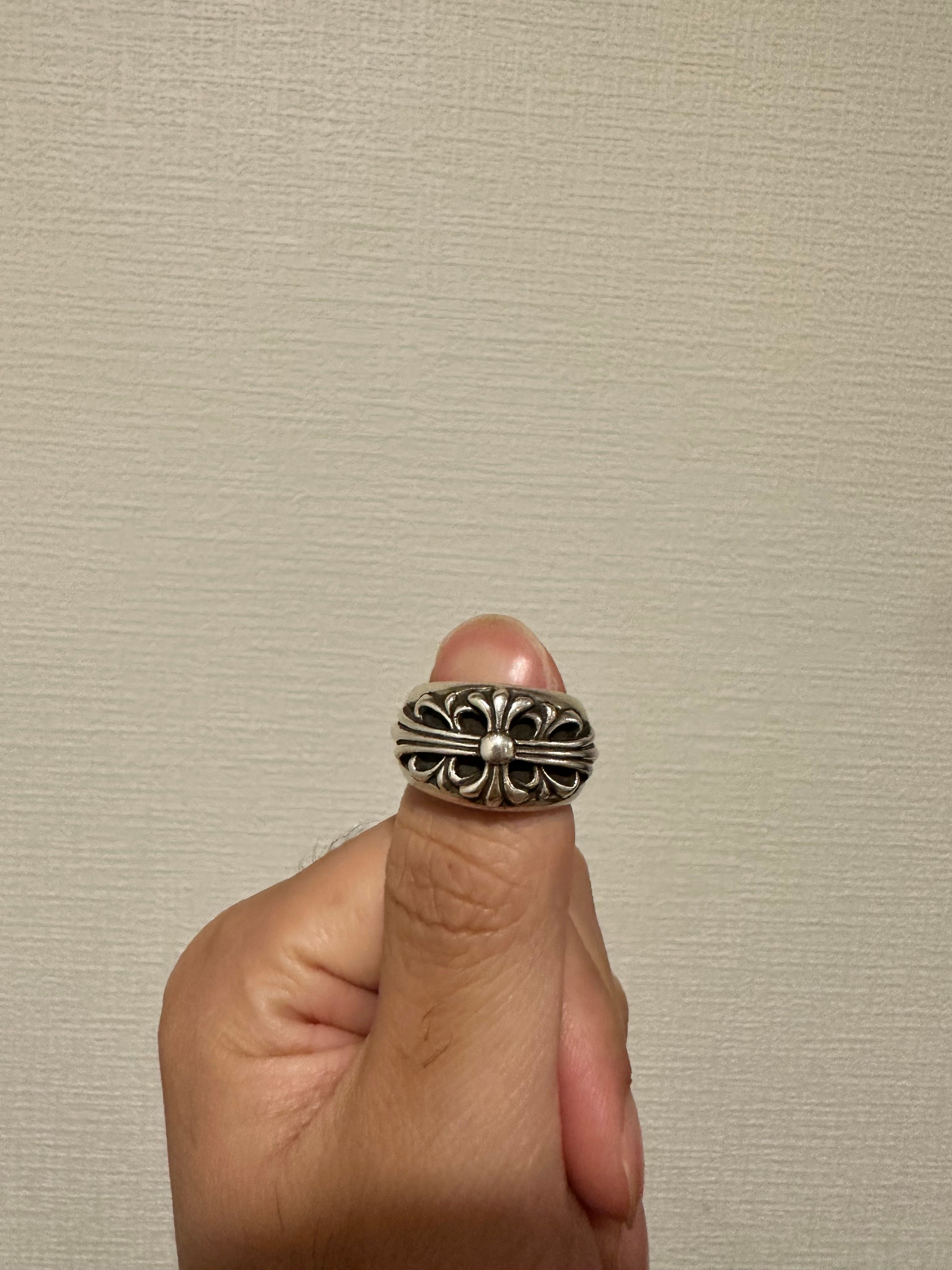 Chrome Hearts Floral Cross Ring "Silver"