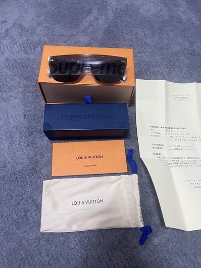 Louis Vuitton x Supreme City Mask SP Sunglasses "Black"