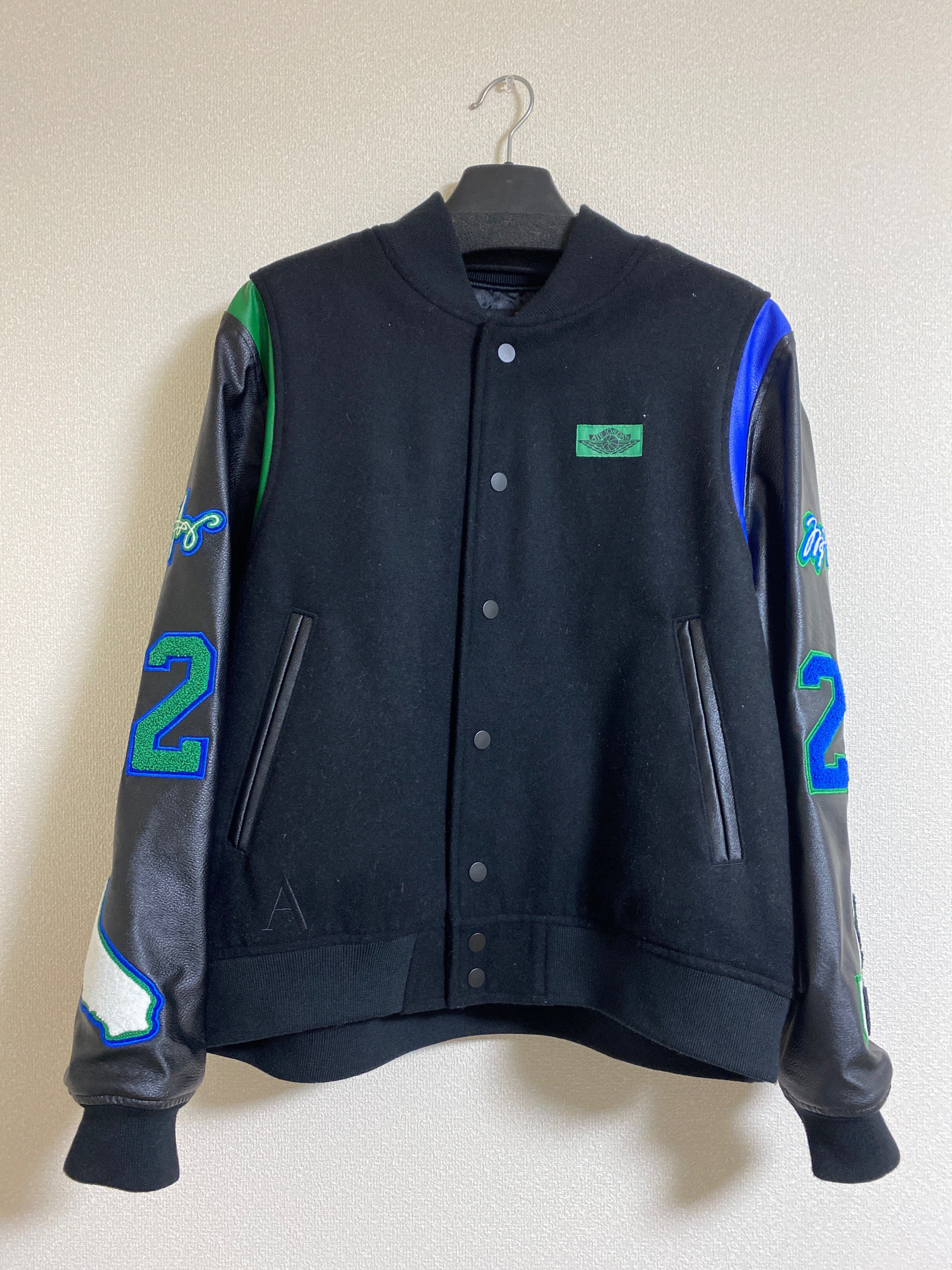 Air Jordan Aleali May Varsity Jacket "Black"