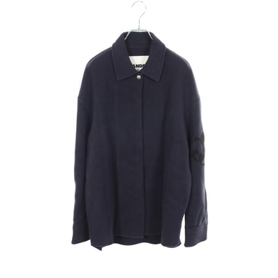 ジルサンダープラス JIL SANDER+ アームロゴ 衣料品 アウター ウール レディース ネイビー系 J40BN0129 【中古】