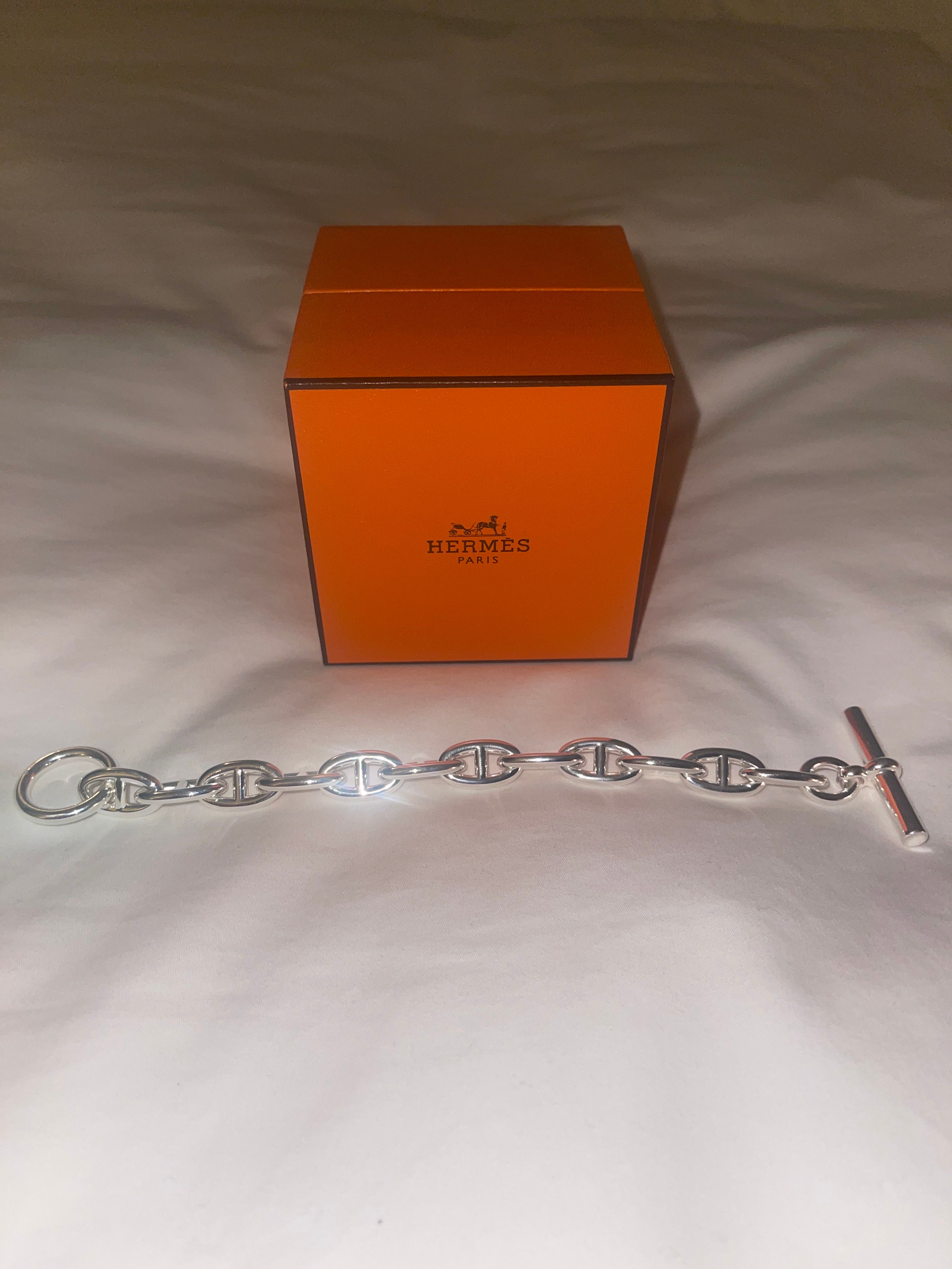 Hermes Chaine D'ancre GM Bracelet "Silver"