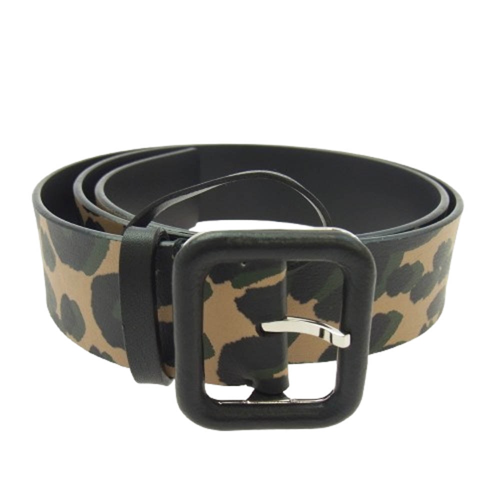 LOUIS VUITTON ルイ・ヴィトン ベルト MP112 レオパード 革 レザー ベルト マルチカラー系【中古】