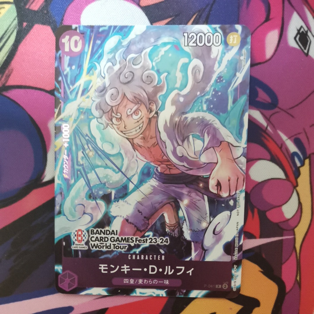 モンキー・D・ルフィ P [P-041] (BANDAI CARD GAMES Fest23-24 World Tour)