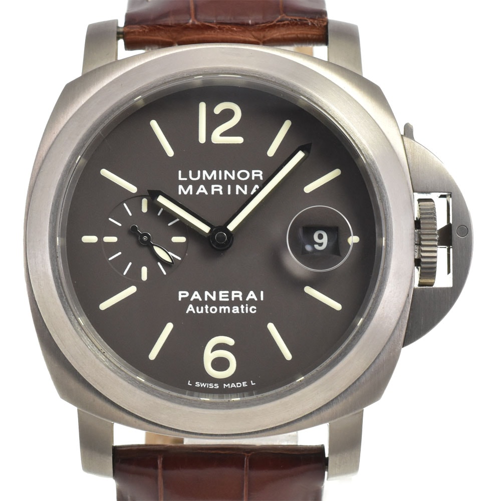 パネライ PANERAI PAM00240 ルミノールマリーナ スモールセコンド 自動巻き メンズ 美品 箱付き Q#146418