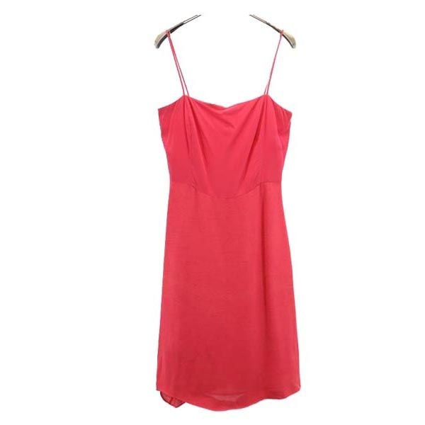 Emporio Armani エンポリオアルマーニ イタリア製 キャミワンピース 38 ピンク系 バックジップ