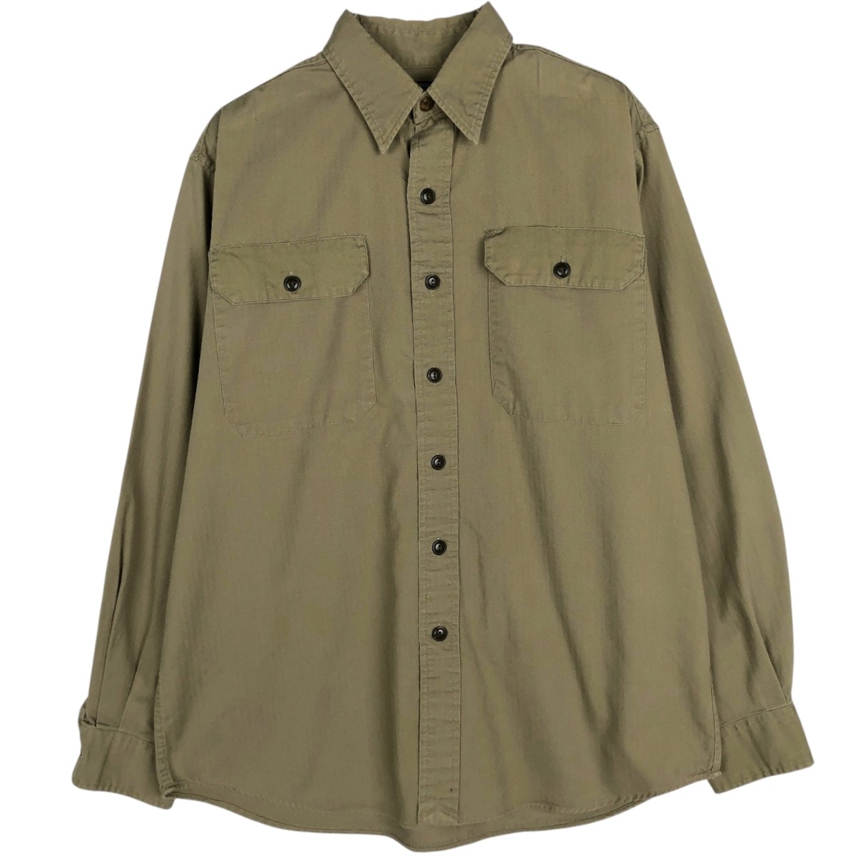 古着 ラルフローレン Ralph Lauren POLO SPORT ポロスポーツ ヘリンボーン 長袖 コットンシャツ メンズS相当/eaa677211