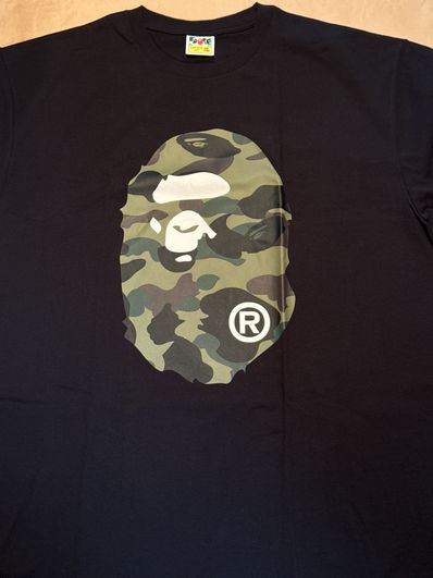 A BATHING APE 1STCAMOBIGAPEHEADTEE エイプ