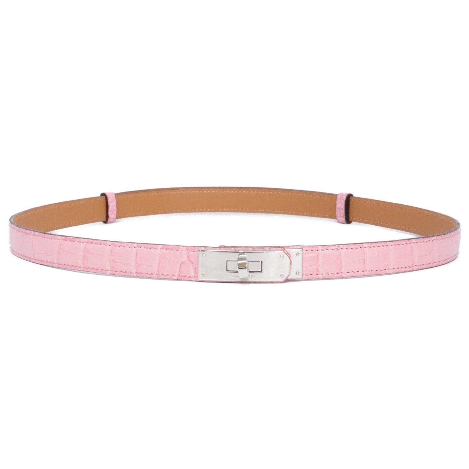 エルメス D刻印 アリゲーター ケリーベルト18