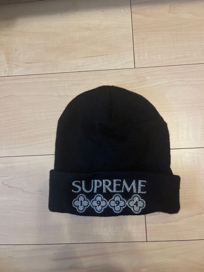 Supreme Glitter Beanie "Black"