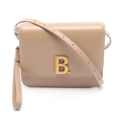 バレンシアガ BALENCIAGA ビードット ショルダーバッグ バッグ レザー レディース ベージュ系 592898 【中古】