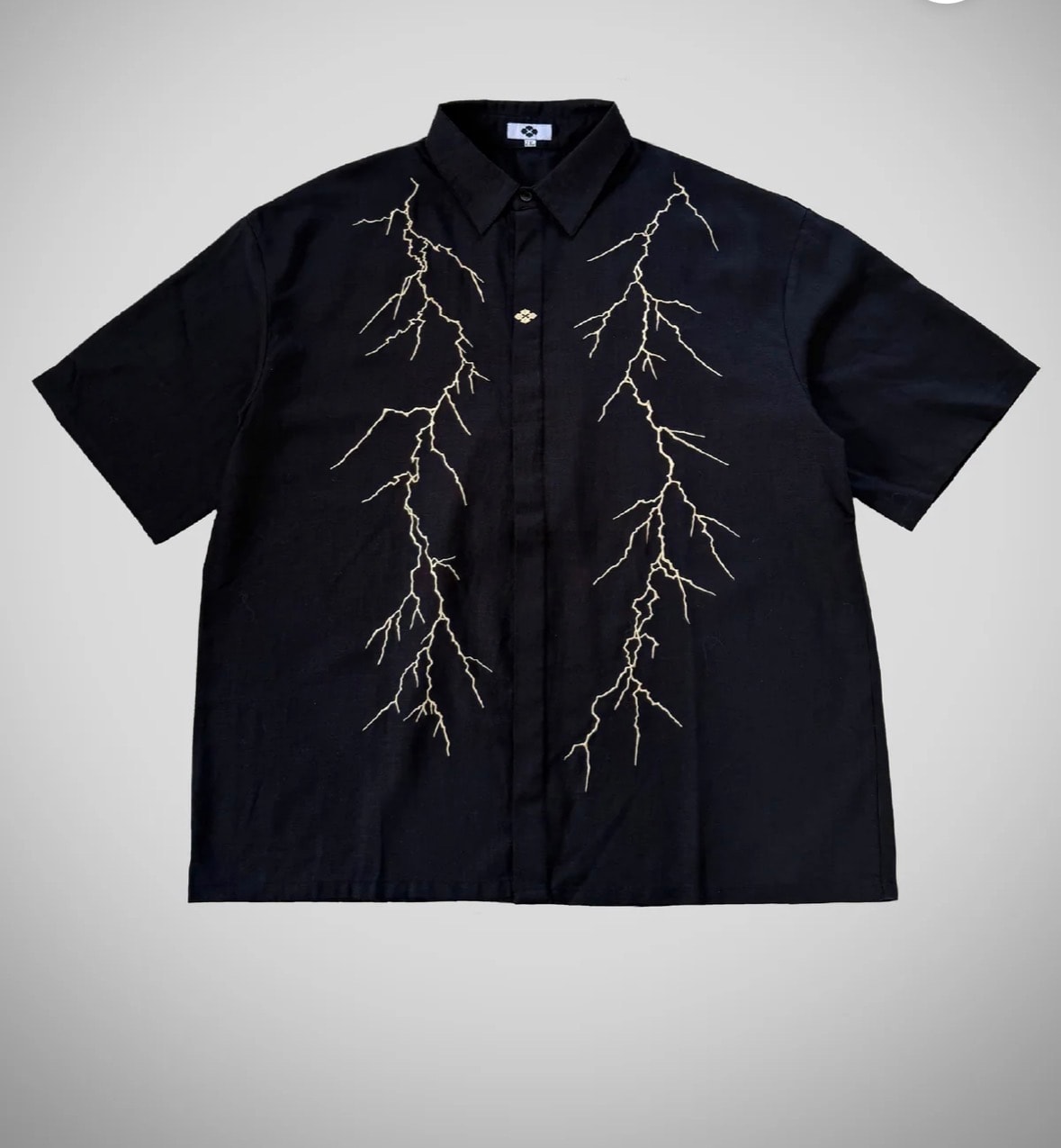 新品未使用 GAKKIN 雷鳴 SHIRT BLACK WACKOMARIA