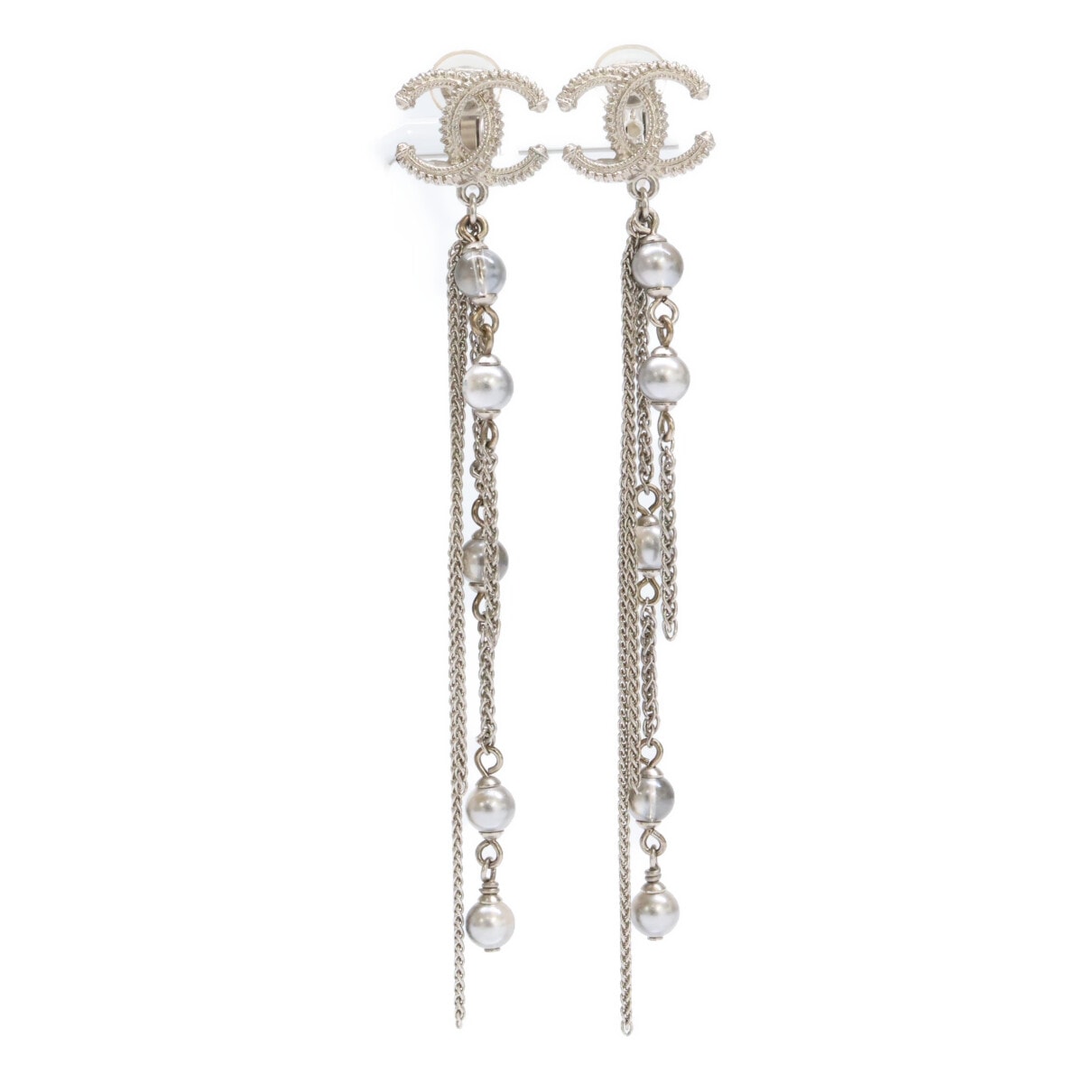 シャネル 【美品】A18A ココマーク ビーズ チェーン