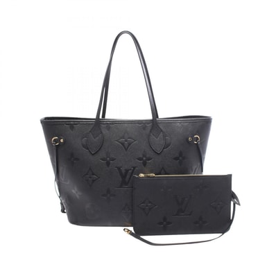 ルイ・ヴィトン LOUIS VUITTON ネヴァーフルMM モノグラムアンプラント ノワール トートバッグ バッグ レザー レディース ブラック系 M45685 【中古】