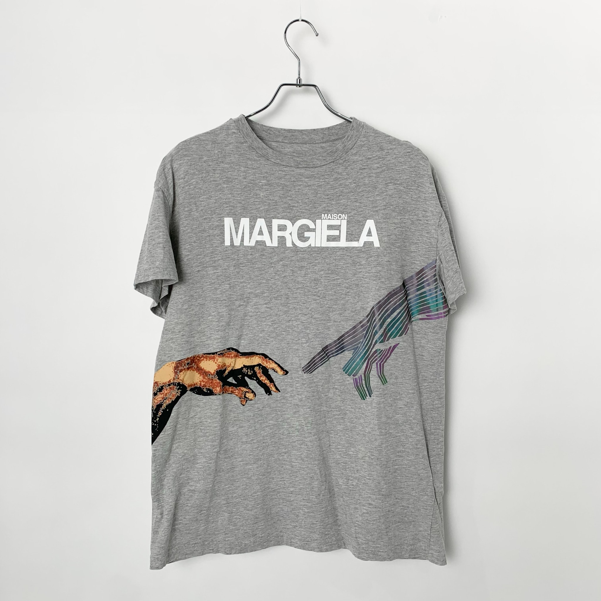 MAISON MARGIELA ハンドプリントTシャツ グレー