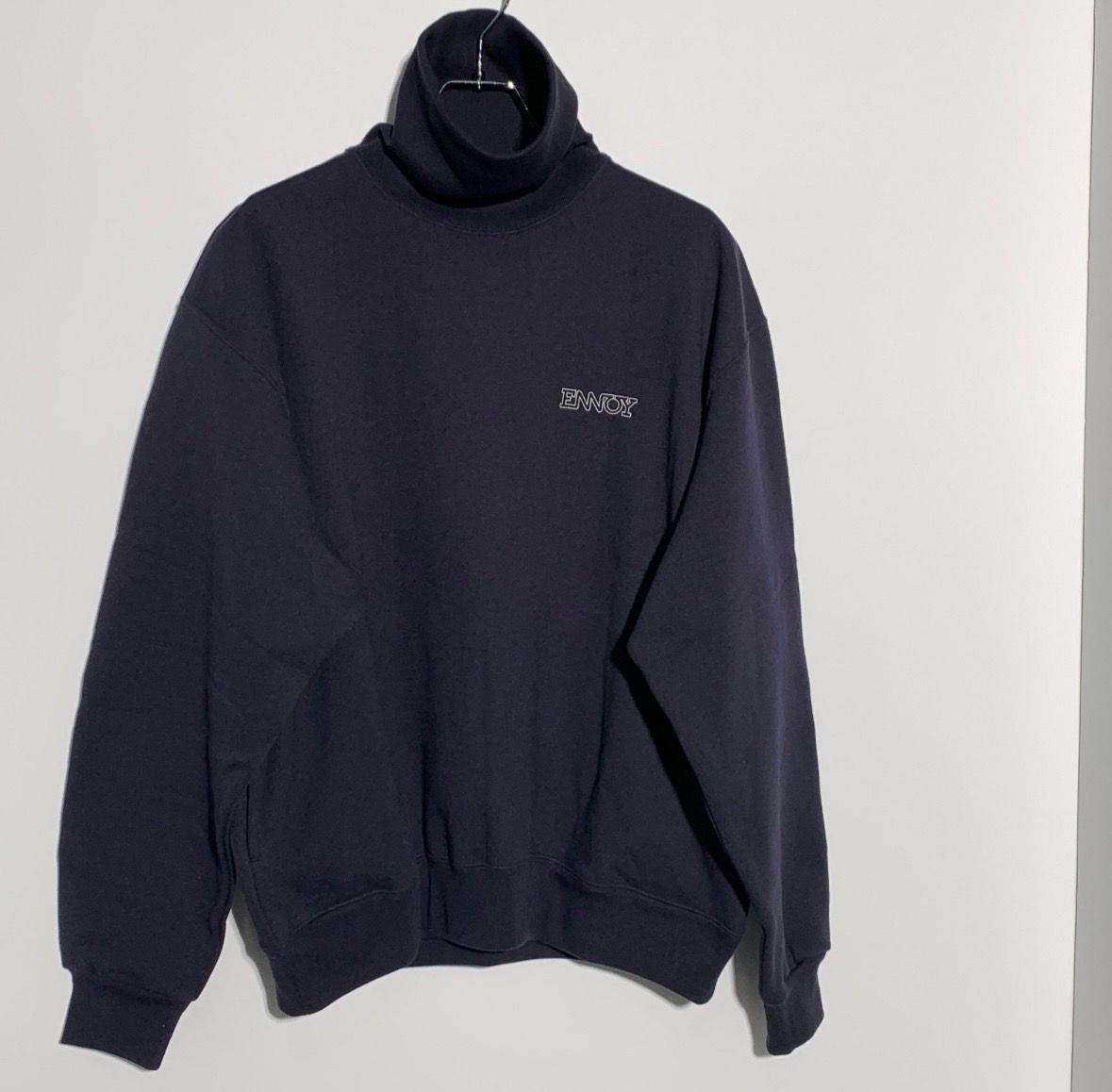 ENNOY Electric Logo Turtleneck Sweat Set Up "Navy"