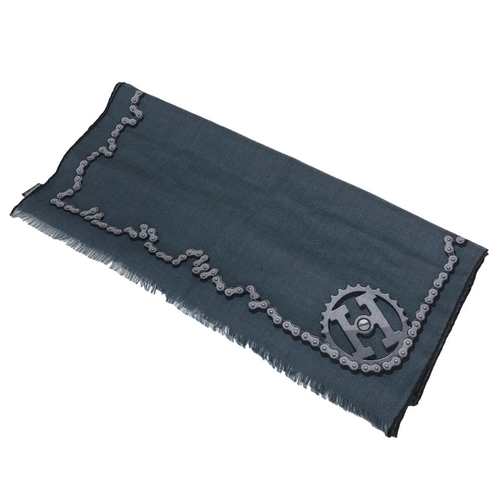 エルメス HERMES ストール Cheval Dechaine ネイビー