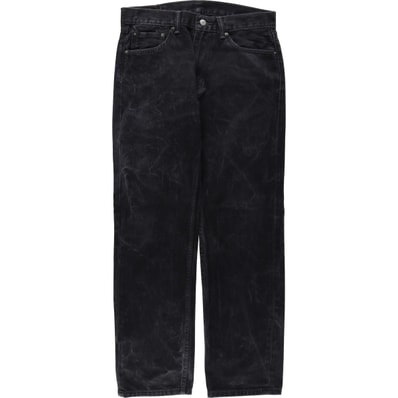 古着 リーバイス Levi's 505 ブラックデニム テーパードデニムパンツ メンズw32相当/eaa663654