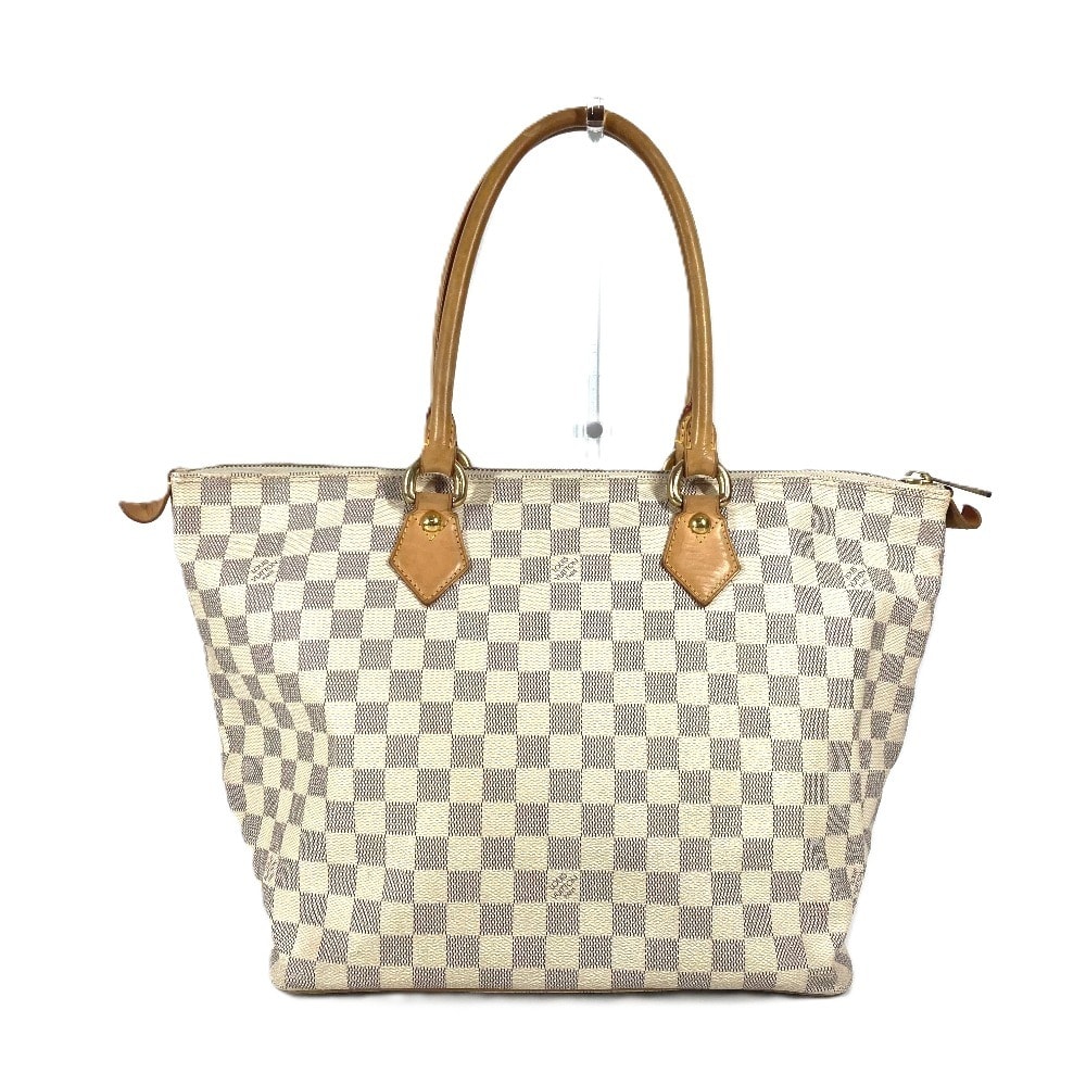ルイヴィトン LOUIS VUITTON サレヤMM  N51185  ダミエアズール カバン 肩掛け トートバッグ ショルダーバッグ ダミエアズールキャンバス ホワイト
