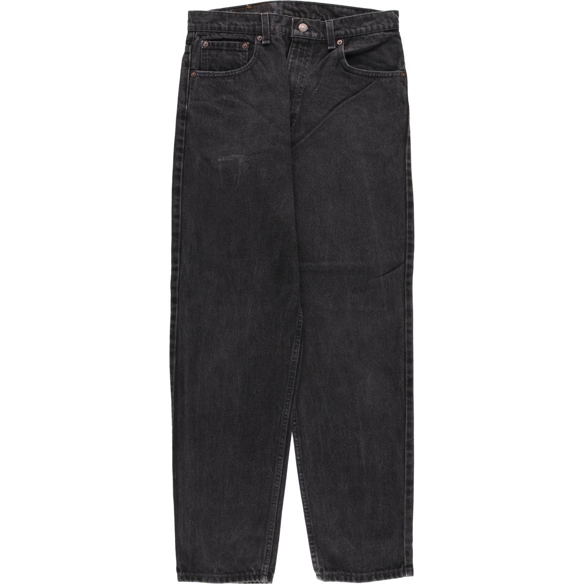 古着 90年代 リーバイス Levi's 550-0260 ブラックデニム テーパードデニムパンツ USA製 メンズw32相当 ヴィンテージ/evb032898