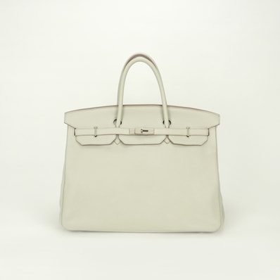 エルメス HERMES バーキン40 バーキン 40 バッグ トートバッグ トリヨンクレマンス パールグレー Pearl Gray グレー Gray シルバー金具 ハンドバッグ