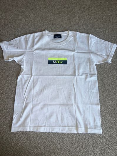 SAPEur airmax95 イエローグラデ BOXLOGO Tシャツ M