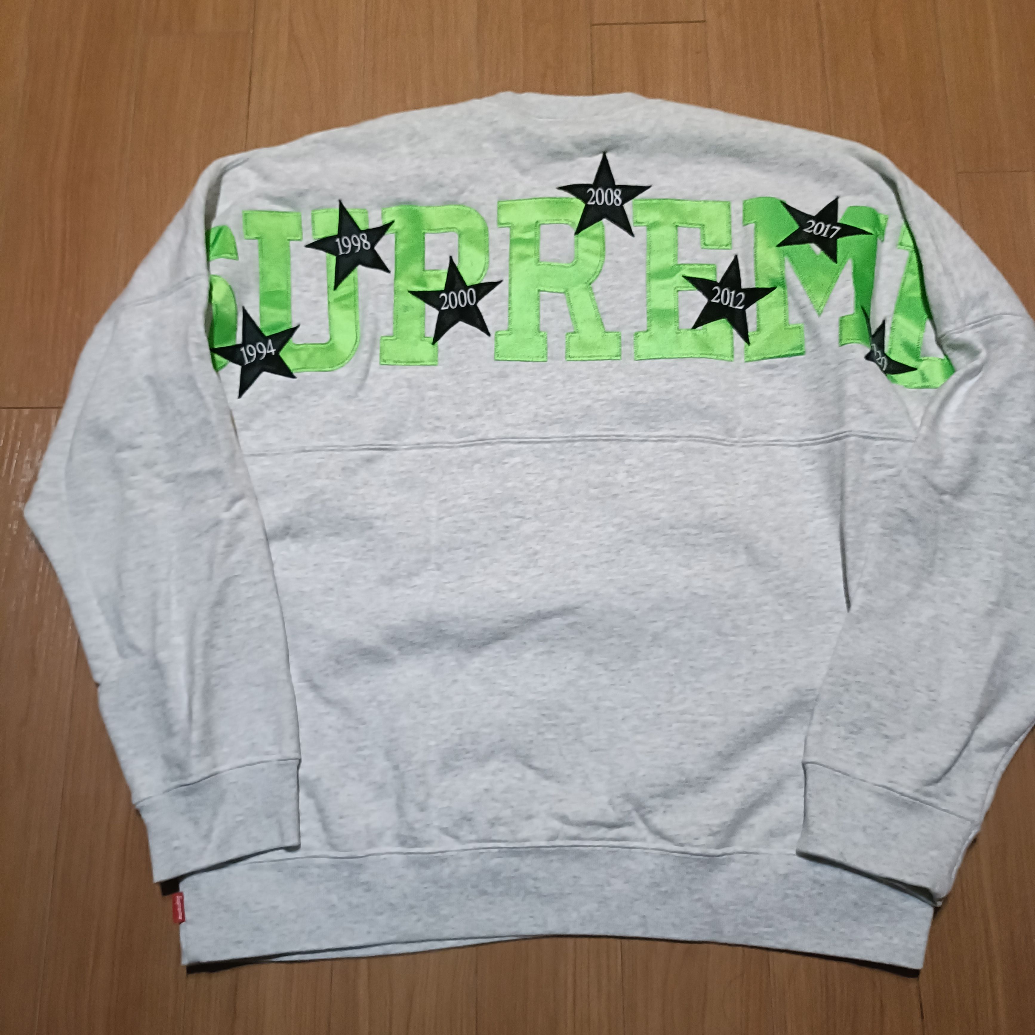 Supreme Stars Crewneck "Grey"