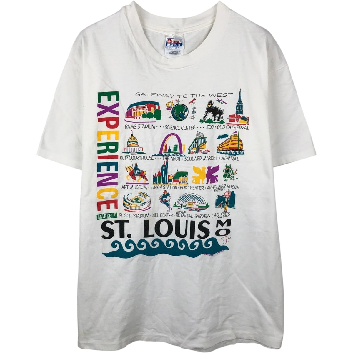 古着 90年代 ヘインズ Hanes スーベニアTシャツ メンズL相当 ヴィンテージ/eaa648456