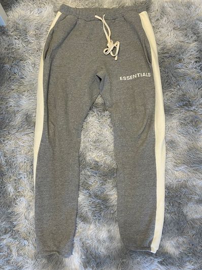 FEAR OF GOD Essentials Side Stripe Sweatpants "Grey"